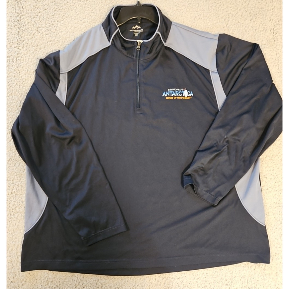 VTG SEAWORLD 2XL Jacket Coat Full Zip Antarctica Penguin